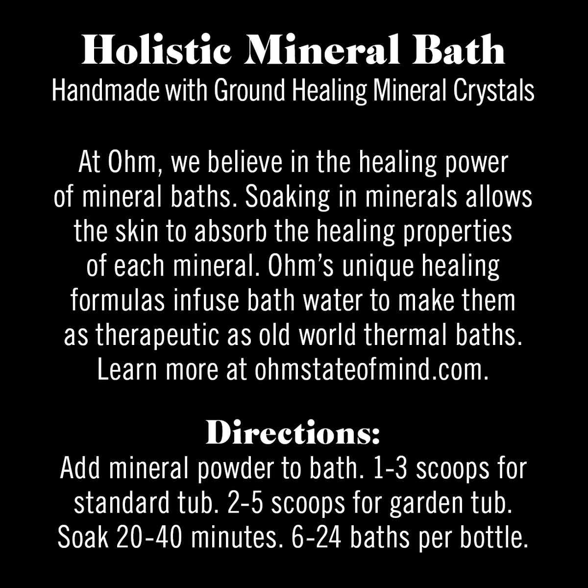 1 Replenish • Replenishment Mineral Blend Ohm State of Mind