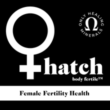Load image into Gallery viewer, hatch • female fertility & healthy baby mineral blend