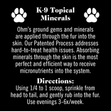 Load image into Gallery viewer, K-9 Replenish - Replenishment Mineral Blend