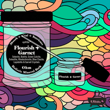 Load image into Gallery viewer, Flourish+Garnet • Nutrient 🩸 Mineral Bath Was $48  Now $15