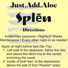 Load image into Gallery viewer, Splēn • Spleen Qi Deficiency Just.Add.Aloe Topical Blend