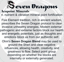 Load image into Gallery viewer, Seven š²šš² Dragons ⢠Topical Acupoint Minerals
