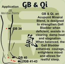 Load image into Gallery viewer, GB &amp; Qi • Gall Bladder Qi Acupoint Minerals