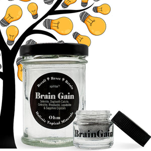 BrainGain 💡 Memory Reset • Topical Blend