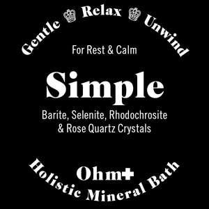 Simple • Mineral Bath Was $30 Now $10