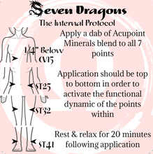 Load image into Gallery viewer, Seven 🐲🐉🐲 Dragons • Topical Acupoint Minerals