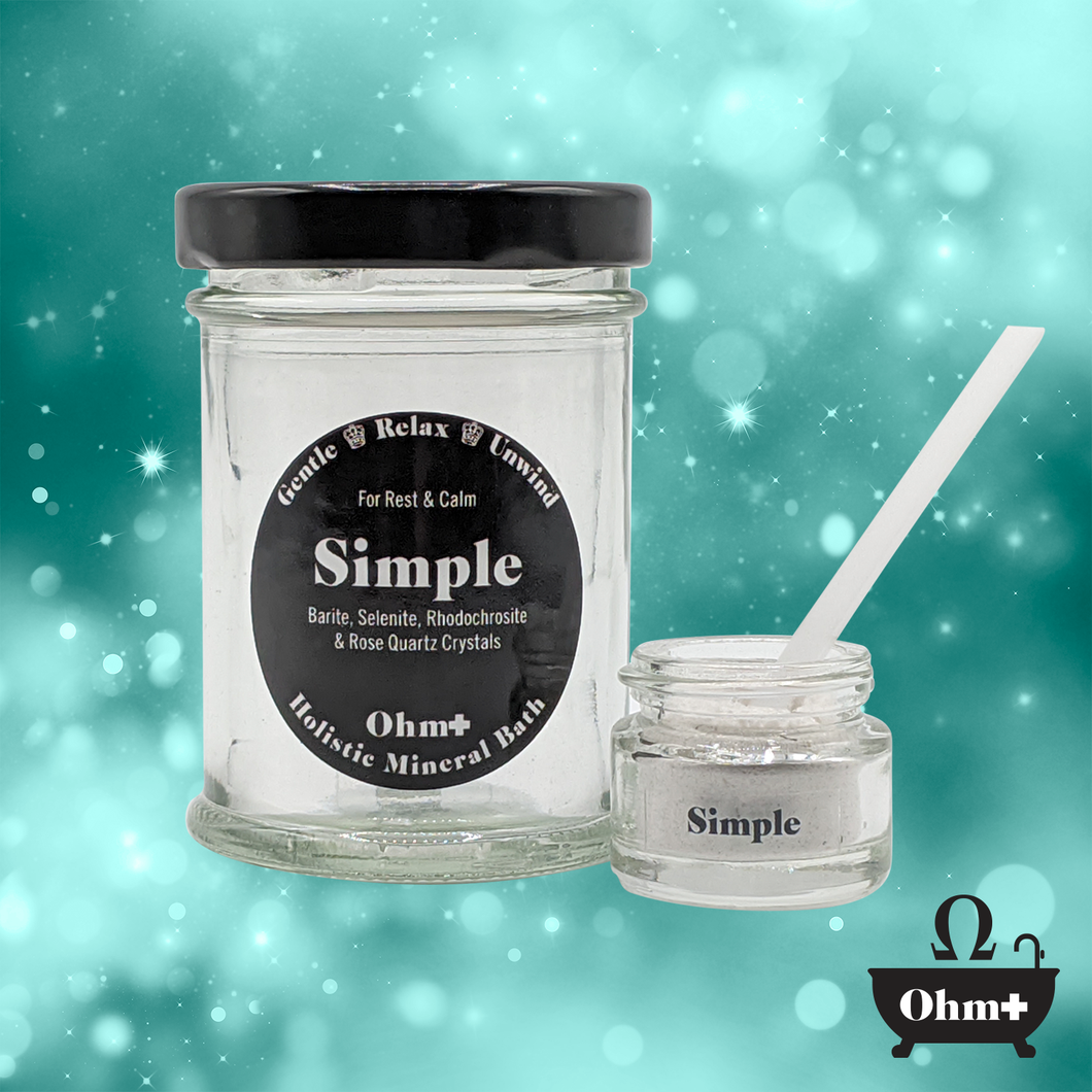 Simple • Mineral Bath Was $30 Now $10